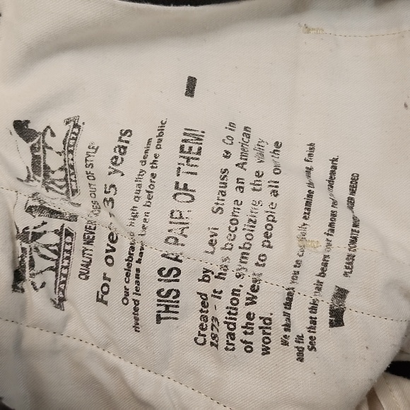 Levi's Classic Black Mens Cargo Pants - Picture 12 of 16